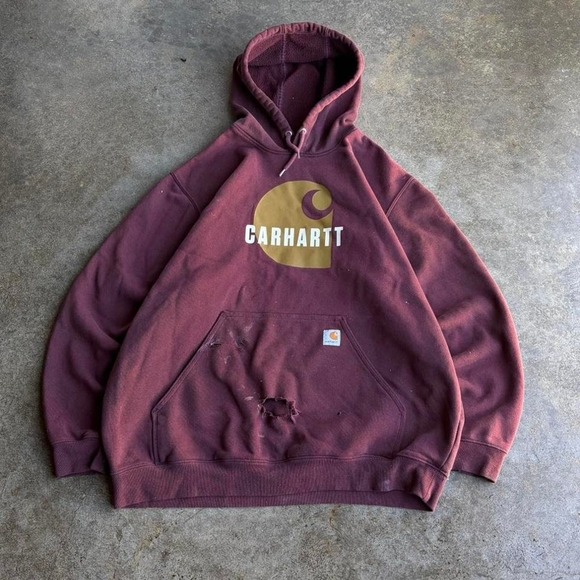 Carhartt Other - 2000s‎ carhartt thrashed hoodie